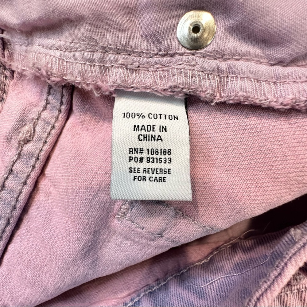 NWT RSQ Pink Acid Wash High Rise Denim Shorts - Picture 11 of 16